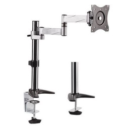 BRATECK 13"-27" Single Monitor Desk Mount. Max Load 8kgs. Rotate